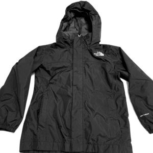 The Northface Boys rain coat -black